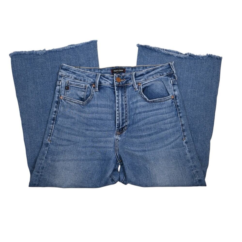 Dear John Women's 28 Audrey Cropped Wide Leg Jean - Picture 4 of 10